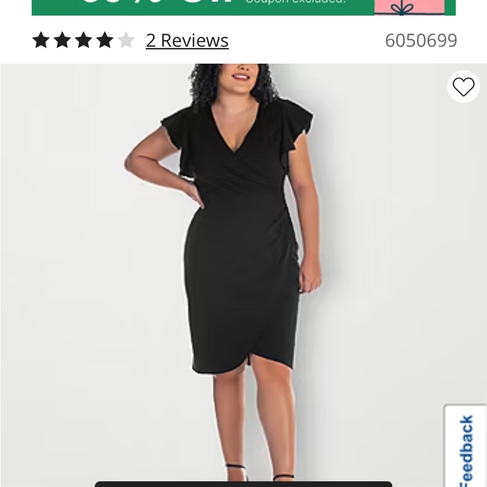 Elegant Black Wrap Dress